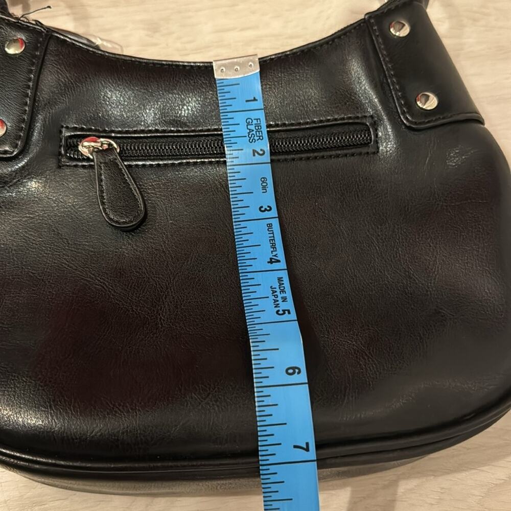 Non branded NWT Combo Shoulder and Crossbody Bag in black. - Picture 9 of 12